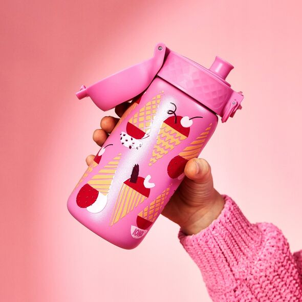 ion8 ION8 Leak Proof Kids Water Bottle, Stainless Steel, Ice Creams, 400ml, I8SS400PPICECR