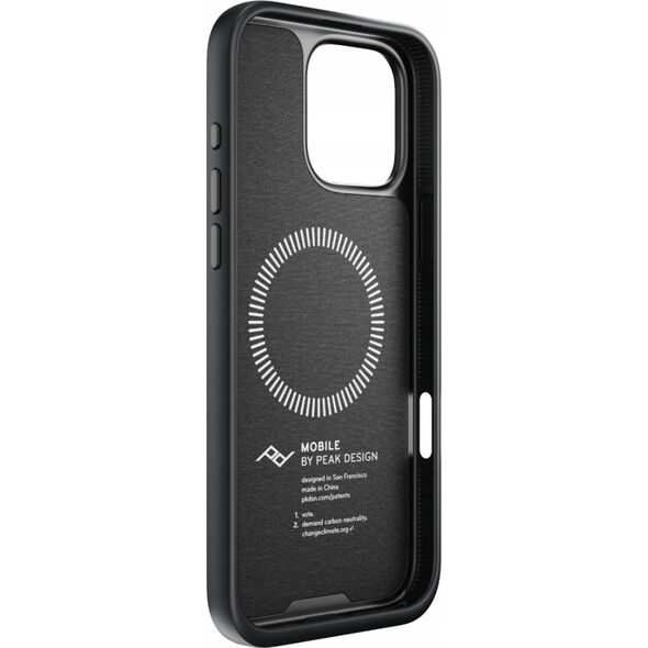 Peak Design Peak Design case Apple iPhone 16 Pro Max Mobile Everyday Fabric Case, charcoal