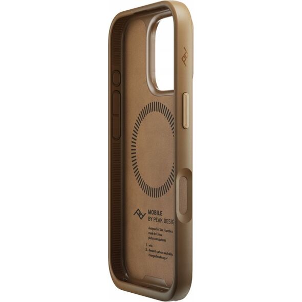 Peak Design Peak Design case Apple iPhone 16 Pro Mobile Everyday Clarino Case, tan