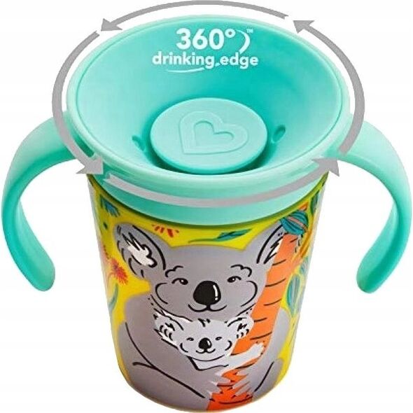 Munchkin MUNCHKIN WildLove Trainer Cup, Miracle 360,  6m+, 177 ml koala,, 05183201