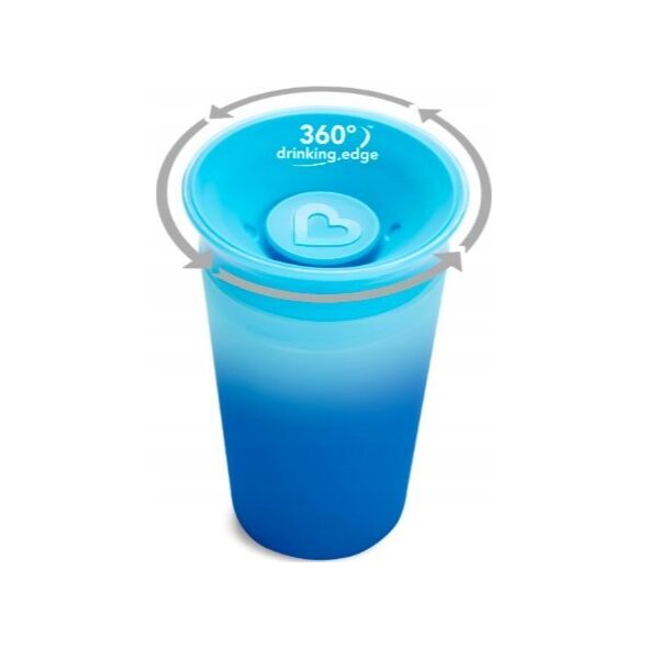 Munchkin MUNCHKIN color changing cup MIRACLE, blue, 266 ml, 12m+, 051867