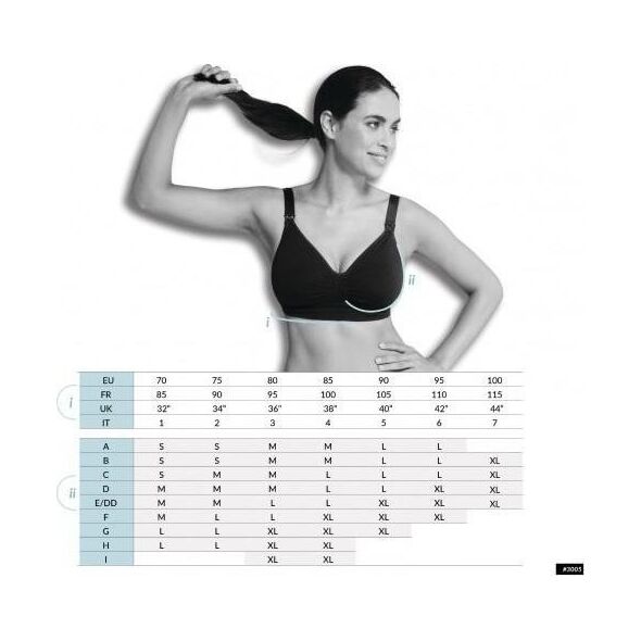 Carriwell CARRIWELL original nursing bra Black L 3022