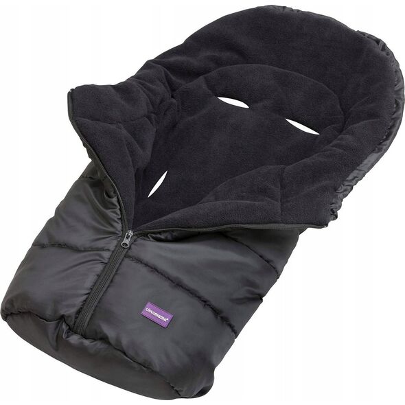 Clevamama CLEVAMAMA universal footmuff, black, 3605