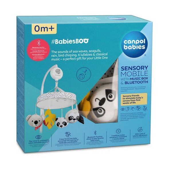 Canpol CANPOL BABIES sensory mobile with music box/Bluetooth BabiesBoo, 68/093