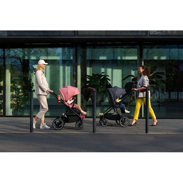 Wózek KinderKraft KINDERKRAFT stroller pushchair 2in1 NEA 2in1 platinium grey, KSNEA000GRY2000