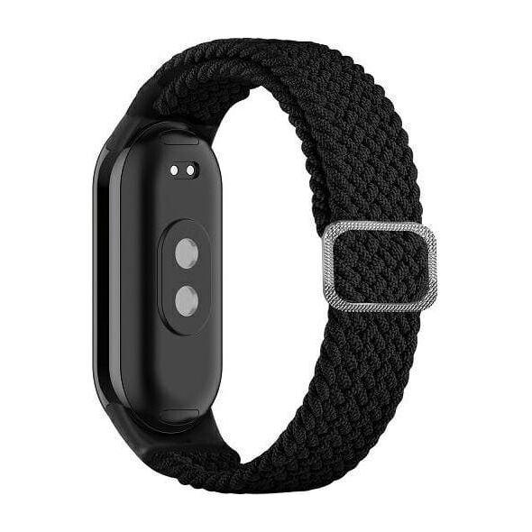 Beline Beline pasek Mi Band 9/8 Textile czarny/black