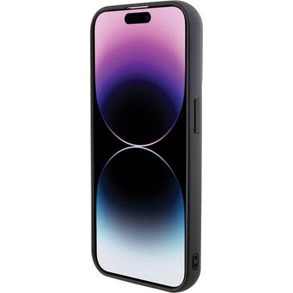 Karl Lagerfeld Karl Lagerfeld KLHCP14LGSAKCPK iPhone 14 Pro 6.1" czarny/black hardcase Gripstand Saffiano Karl&Choupette Pins