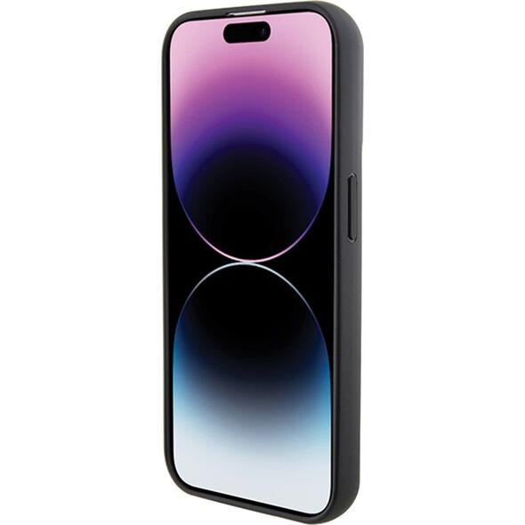 Karl Lagerfeld Karl Lagerfeld KLHCP14LGSACHPK iPhone 14 Pro 6.1" czarny/black hardcase Gripstand Saffiano Choupette Pins