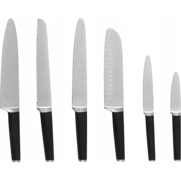 Maku Maku Kitchen Life Safety peilių rinkinys su stovu 7 vnt.