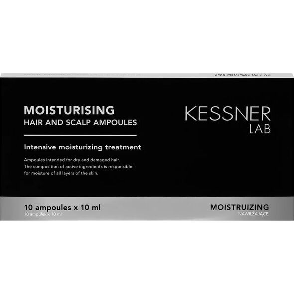 Activeshop KESSNER LAB Moisturising ampułki do skóry głowy i włosów 10 x 10 ml