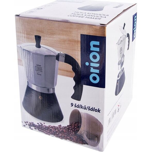 Kawiarka Orion Kawiarka Indukcja na Gaz Ciśnieniowa Aluminiowa Włoska Solidna ORION 450 ml