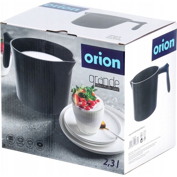 Orion Garnek do Gotowania Mleka Indukcja z Uchwytem Wylewką Granitowy ORION 2,2 l
