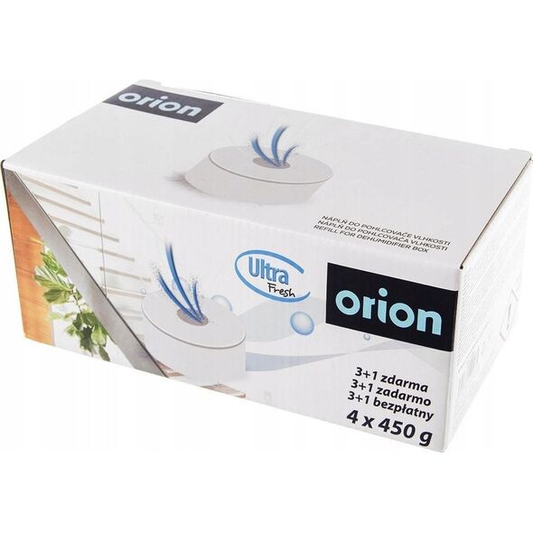 Orion Zestaw Wkładów Tabletek do Pochłaniacza Wilgoci Osuszacza ORION 4 szt.
