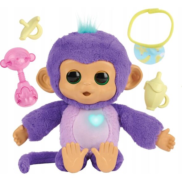 Fingerlings FINGERLINGS Care n Cuddles Monkey Purple