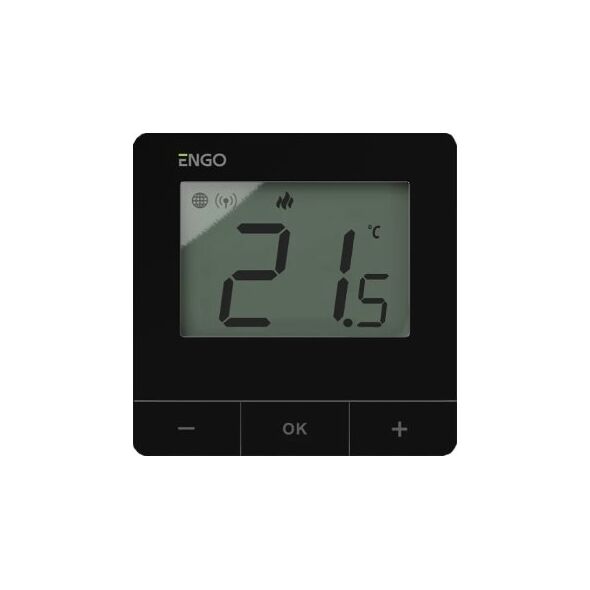 Engo Engo internetowy, bezprzewodowy regulator temperatury Wi-Fi E20i-B, czarny E20I-B
