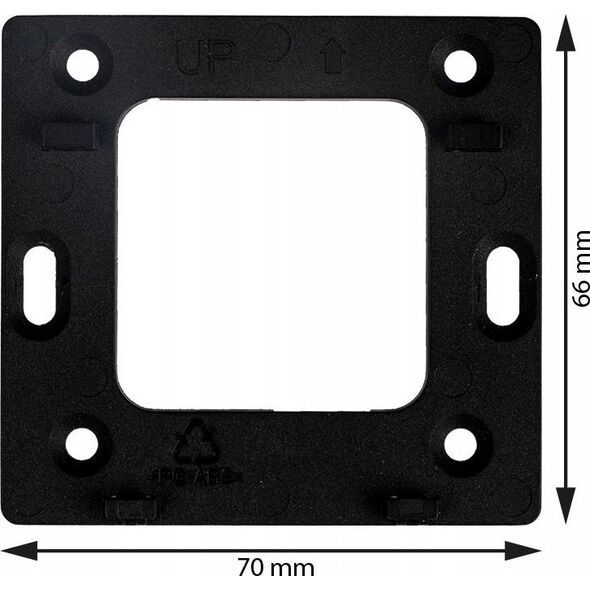 Engo Engo natynkowy, internetowy regulator temperatury ZigBee/868 MHz zasilany sieciowo 230V, czarny E25-230B