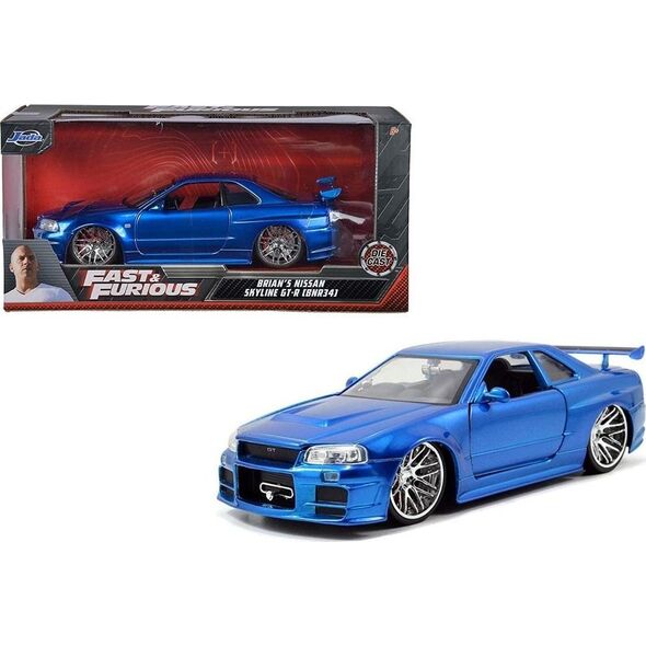 Auto Fast&Furious Szybcy i wściekli 2002 Nissan Skyline 1:24 JADA