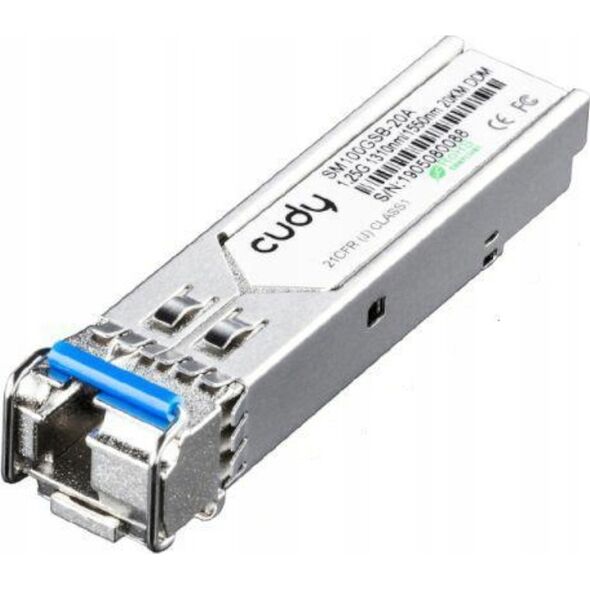 Moduł SFP Moduł SFP+ Cudy Bi-di 10Gb/s SM 1270/1330 20km LC SM10GSB-20AB