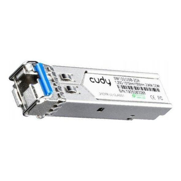 Moduł SFP Moduł SFP+ Cudy Bi-di 10Gb/s SM 1270/1330 20km LC SM10GSB-20AB