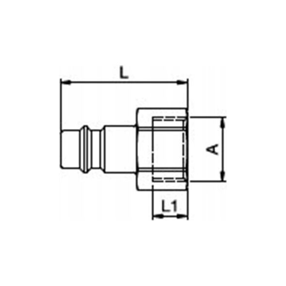RQS SZYBKOZÅÄCZE TYP 26 1/2'' GWINT WEWNÄTRZNY RQS