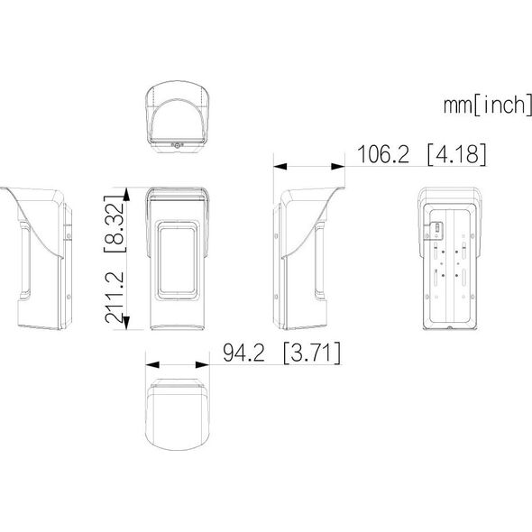 Dahua Technology BEZPRZEWODOWA CZUJKA DUALNA MIKROFALA + PIR ARD2251E-W2(868) DAHUA
