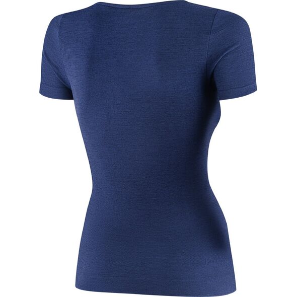 Brubeck SS1398W Koszulka damska z krótkim rękawem COMFORT MERINO granatowy L