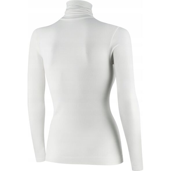 Brubeck LS1627W Koszulka damska z golfem COMFORT MERINO kremowy S