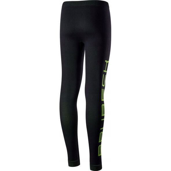 Brubeck KP1028J Komplet bielizny piłkarskiej z czapką DRY JUNIOR czarny/neonowy 128/134
