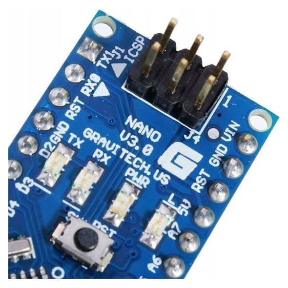 Arduino NANO V3.0 16MHz USB – ATmega328P – FTDI232 – klonas – suderinamas su Arduino