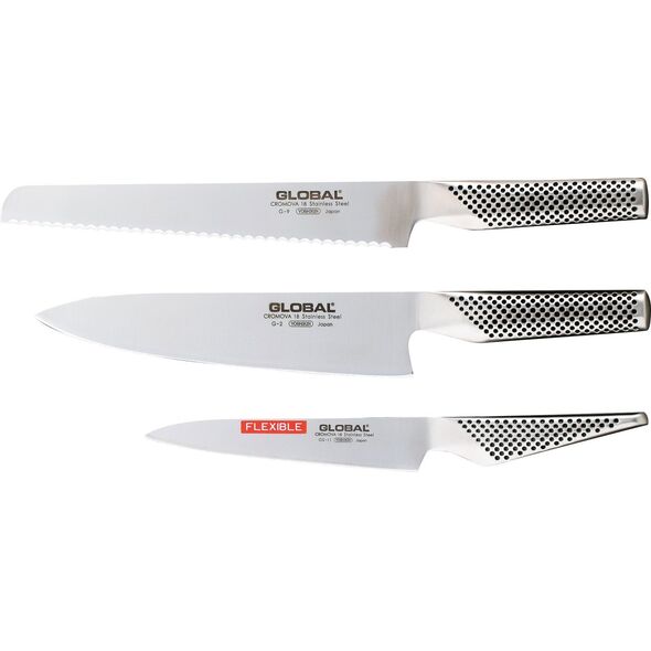 Global GLOBAL G-9211R Peilių rinkinys 3 vnt. (G-9, G-2, GS-11)