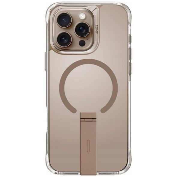 Uniq UNIQ case Eleva with Vertica Stand iPhone 16 Pro 6.3" gold/taupe gold