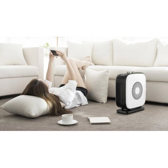 Termowentylator Midea Midea Compact PTC Fan Heater | NTY15-19CA | Fan heater | 1500 W | Number of power levels 2 | Suitable for rooms up to 10 m | White/Black one size