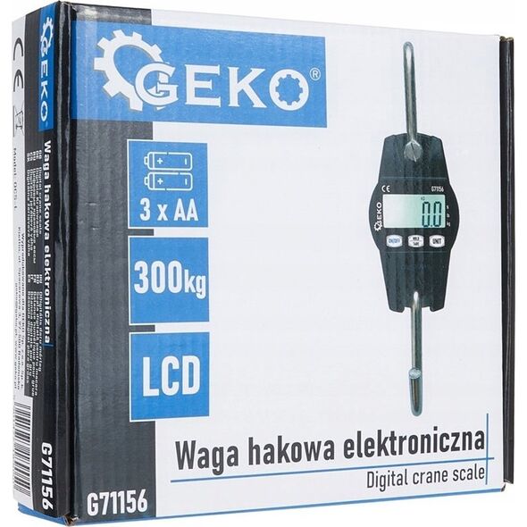 Geko Waga hakowa magazynowa elektroniczna 300kg (20)