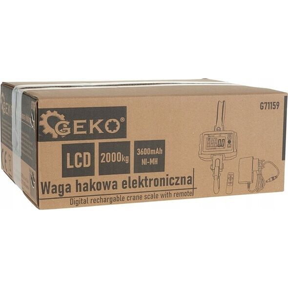 Geko Waga hakowa magazynowa elektroniczna z pilotem 2000kg (5)