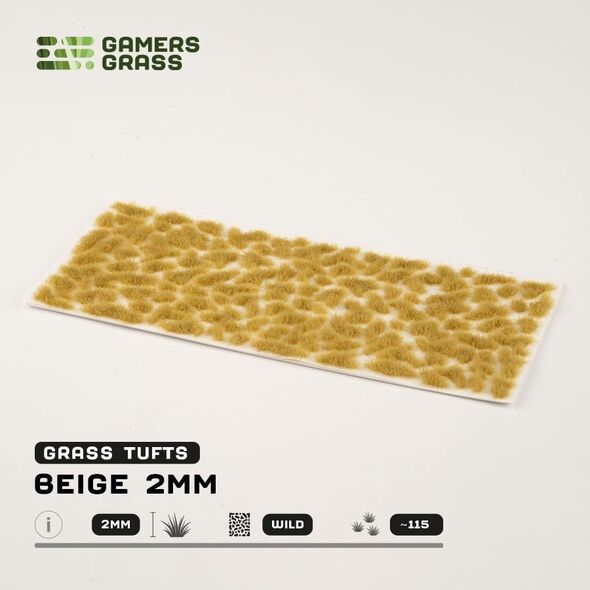 Gamers Grass Gamers Grass: Grass tufts - 2 mm - Beige Tufts (Wild)