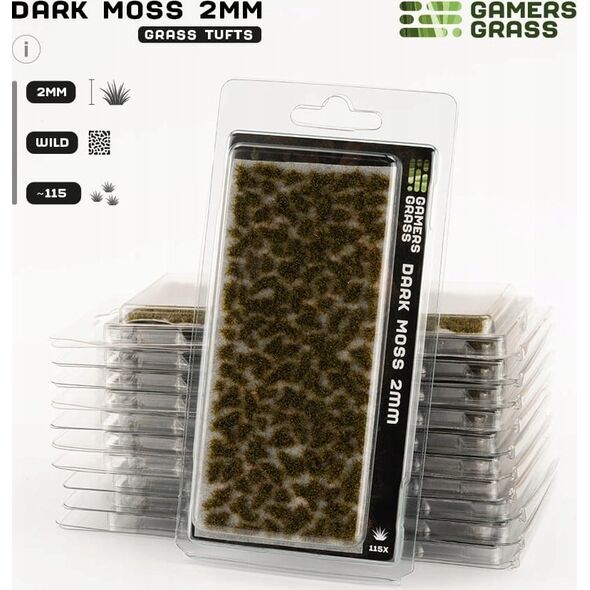Gamers Grass Gamers Grass: Grass tufts - 2 mm - Dark Moss Tufts (Wild)