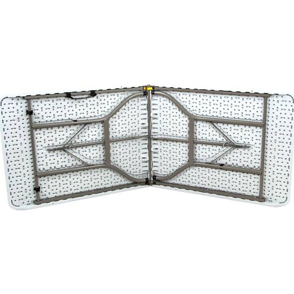 Saska Garden STÓŁ CATERINGOWY SKŁADANY W WALIZKĘ 180x70CM MAX.100KG BIAŁY