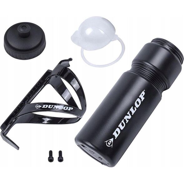 Dunlop BIDON ROWEROWY DUNLOP 750ML Z KOSZYKIEM CZARNY