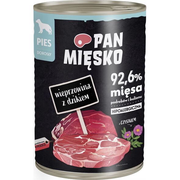 Pan Mięsko Wieprzowina z dzikiem 400g