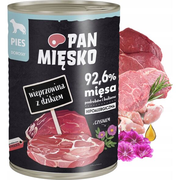 Pan Mięsko Wieprzowina z dzikiem 400g