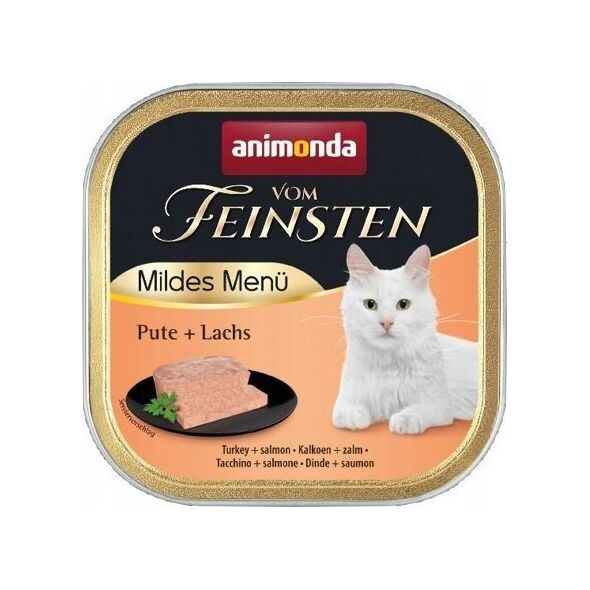 Animonda ANIMONDA KOT 100g V.FEINSTEN MILDES MENÜ  INDYK, ŁOSOŚ tacka/32