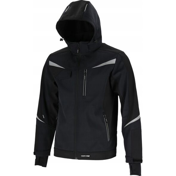 Lahti Pro KURTKA SOFTSHELL Z KAPT. CZARNA, "3XL", CE, LAHTI