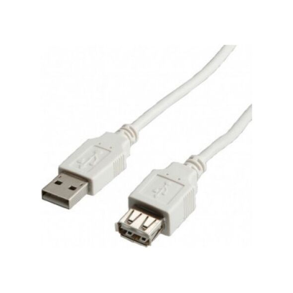 Kabel USB Secomp Kabel USB 2.0, typ A-A, M - F, 1,8m