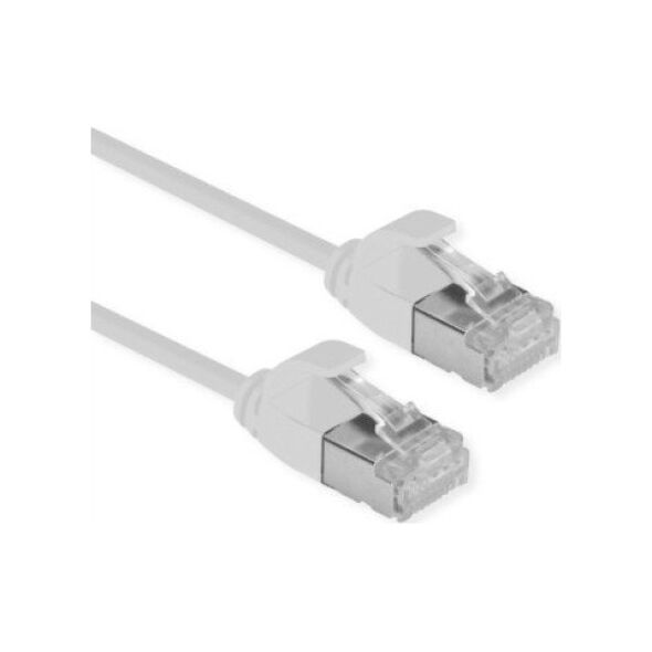 Roline ROLINE F/UTP DataCenter Patch Cord Cat.6A (Class EA), LSOH, bardzo cienki, szary, 0,15 m