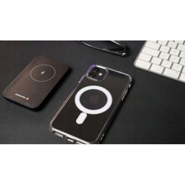 Swissten Clear Jelly Magstick for iPhone 15 Pro Transparent