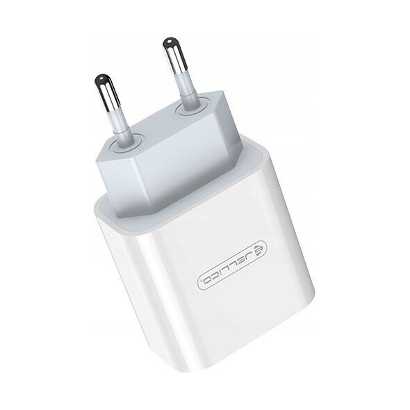 Ładowarka Jellico JELLICO ładowarka sieciowa AK180 PD 20W 1xUSB-C + kabel USB-C - USB-C Biały