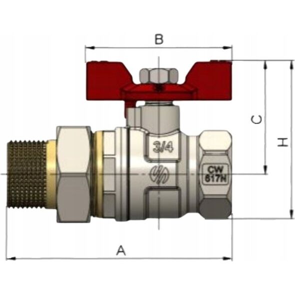 Arco STRAIGHT MANIFOLD VALVE VA30 1 1/4MF
