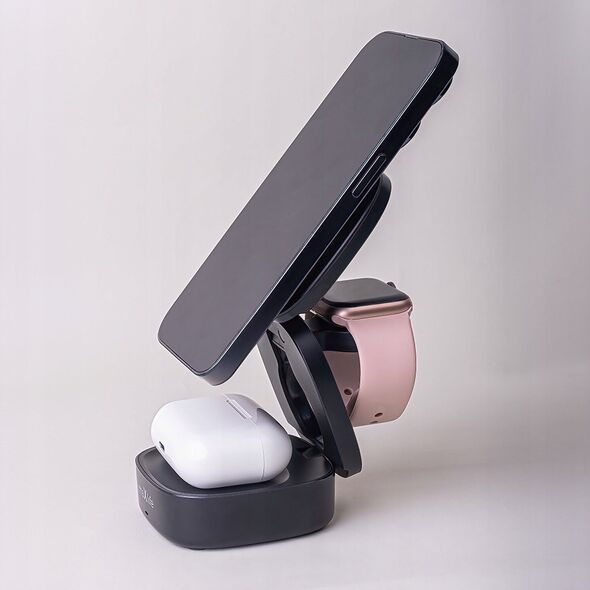 MaxLife  Maxlife wireless charger MXWC-06 15W 3in1, black
