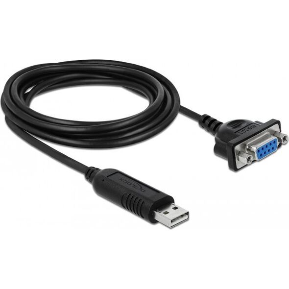 Adapter USB Delock Delock Adapter USB 2.0 Typ-A zu 1 x Seriell RS-232 DB9