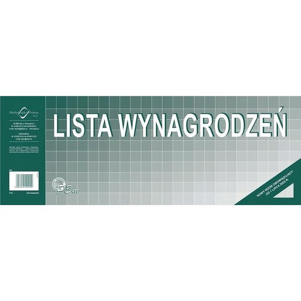 Michalczyk & Prokop Lista wynagrodzeń 1/2 A3